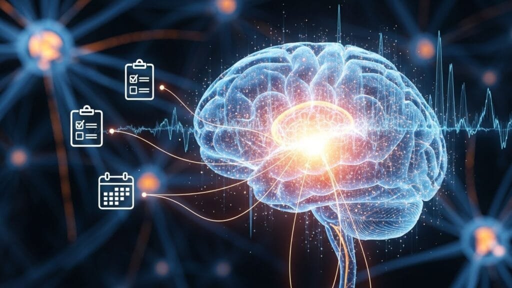 Brain science behind 10-minute planning habit productivity boost